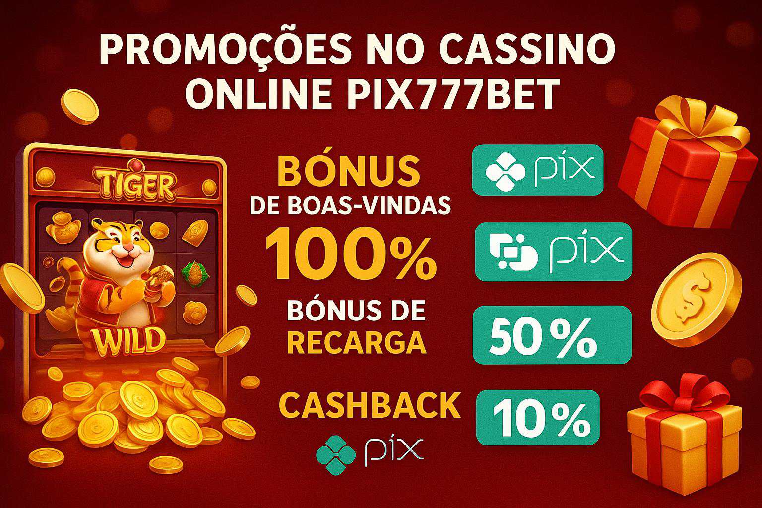 O bônus promocional PIX777BET é uma ótima maneira de começar sua aventura