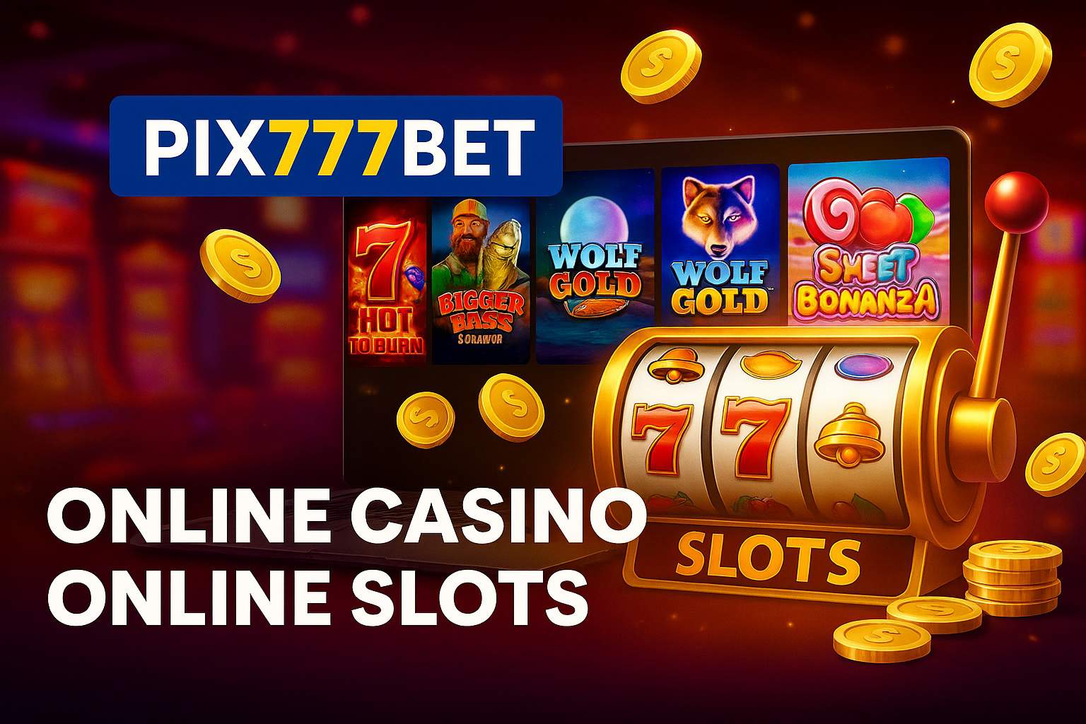 Explore o mundo das slot machines no PIX777BET Casino